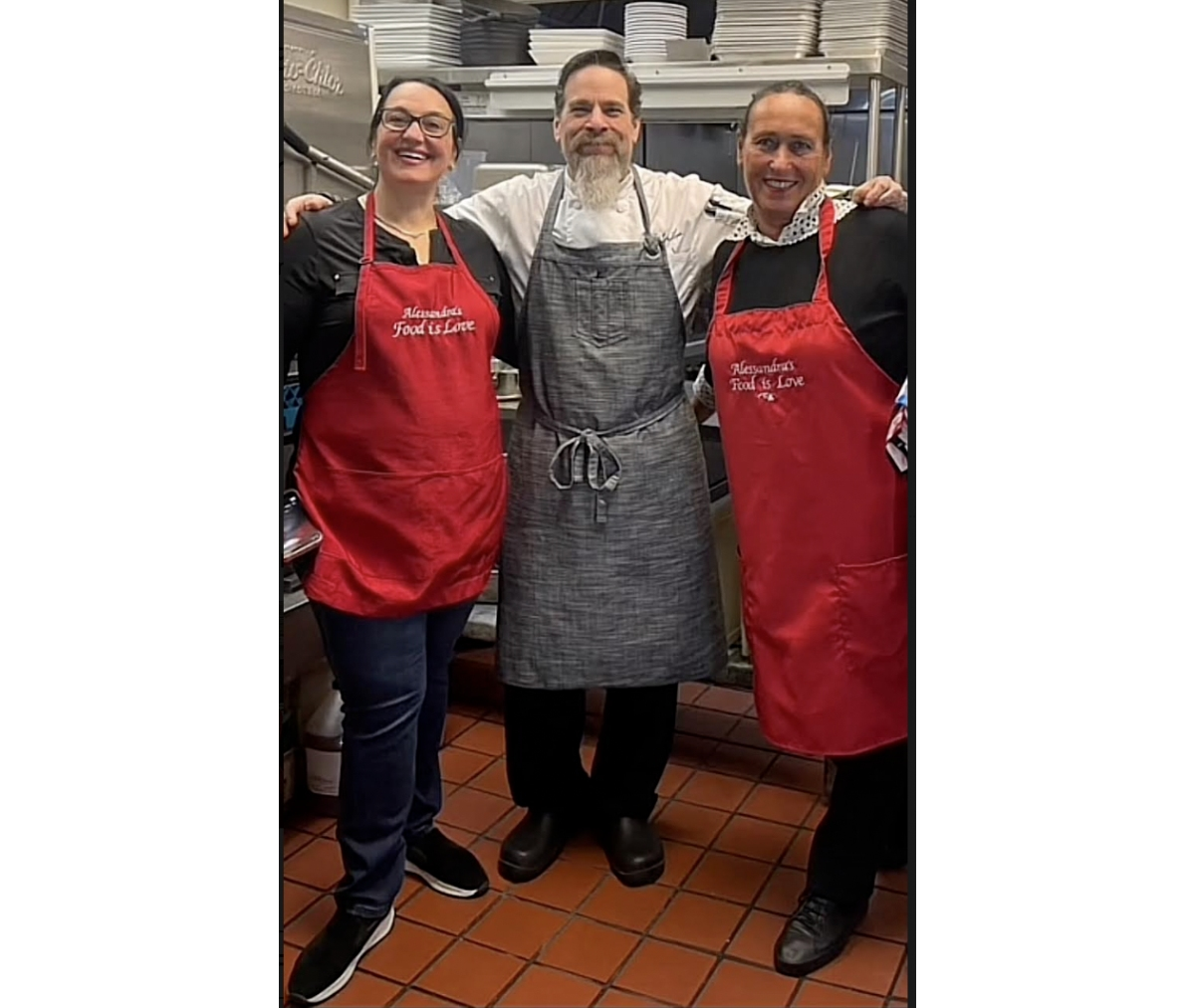 Left to right: Alessandra Aiello, Eric LeVine and Luisa Ferro. The three chefs are teaming up for an event at Vico scheduled for Thursday.