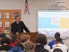 Dr. Bernie Furshpan, the son of two Holocaust survivors, spoke to Smithtown High School West students on March 4.