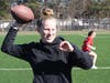 Smithtown High School East and West students are getting ready for the district’s first ever high school flag football team.
