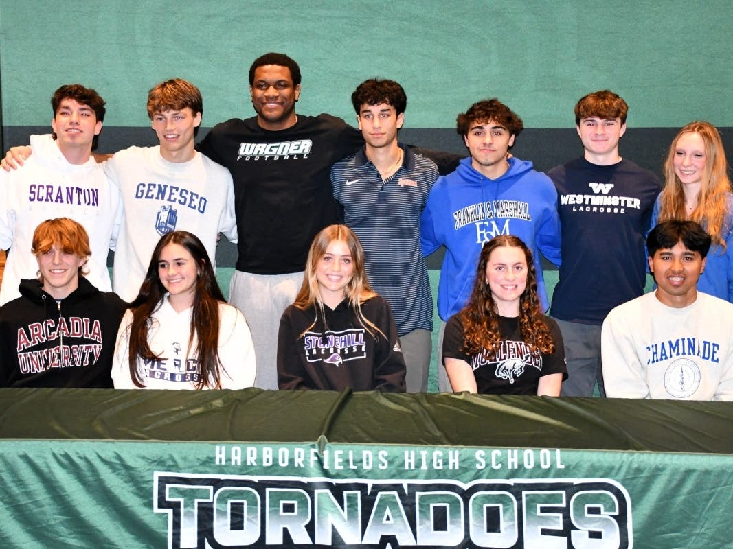Harborfields High School Seniors Sign College Letters of Intent