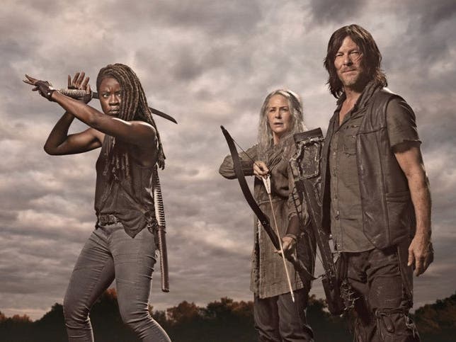 The zombie apocalypse series "The Walking Dead" are filming a spinoff in central Virginia for the next two weeks.