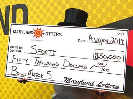 A Hanover couple won $50,000 in the Maryland Lottery with a quick-pick ticket.