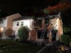 A fire broke out in an end-of-the-row home in Severn and quickly spread to the adjacent home Monday, Sept. 9. A third home sustained smoke damage.