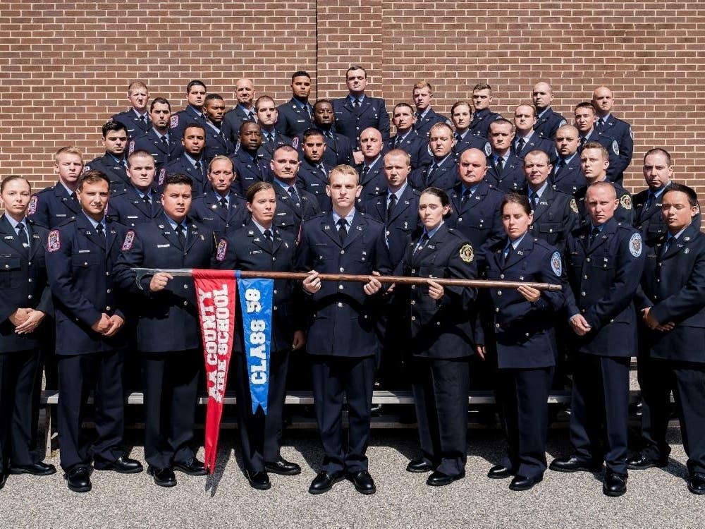 Forty-three firefighters have graduated from the Anne Arundel County Fire Department Training Academy.