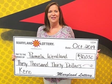 An Edgewater woman couldn't believe her luck when she played keno and won $30,030.