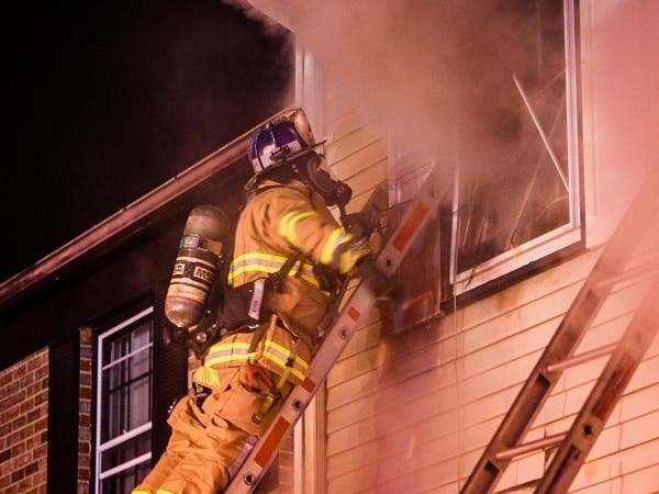 Six family members are being assisted by the Red Cross after a fire broke out in the basement of their Crofton townhome Nov. 7.