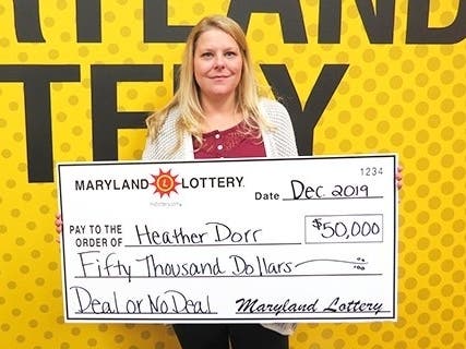 A $5 Maryland Lottery Deal or No Deal instant ticket netted big for Heather Dorr of Pasadena.