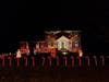 A dead-end road in Pasadena leads to a beautiful and festive holiday light display.