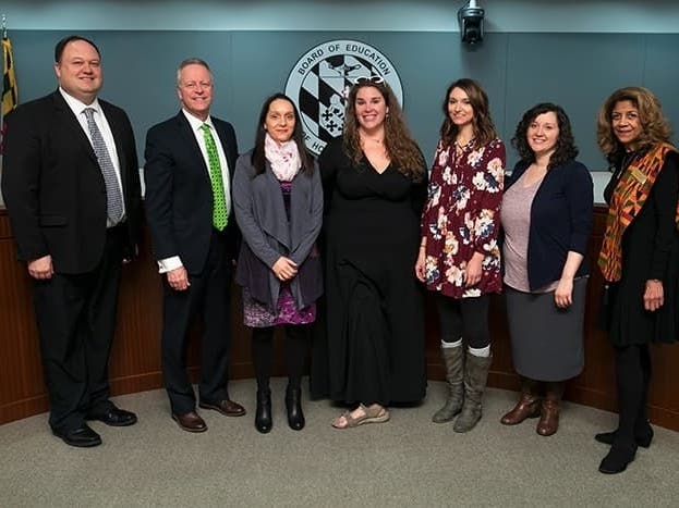 The teachers were selected for Maryland District Awards by the Maryland Art Education Association.