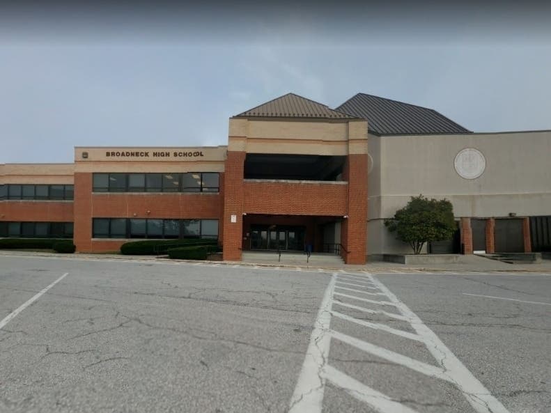 Even school employees gave seniors at Broadneck High School a shout-out for their creativity in listing the building for sale.