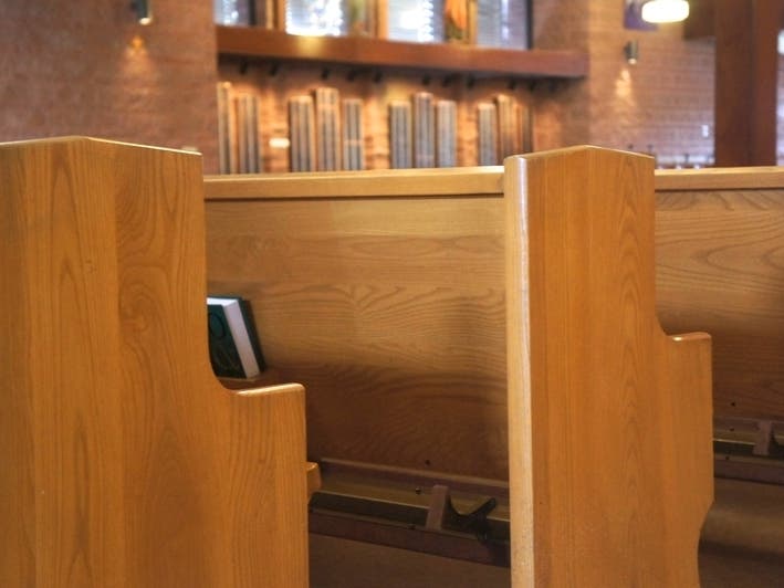 Church guidelines explained that every person attending service had to sit six feet apart, which even applied to immediately family members.