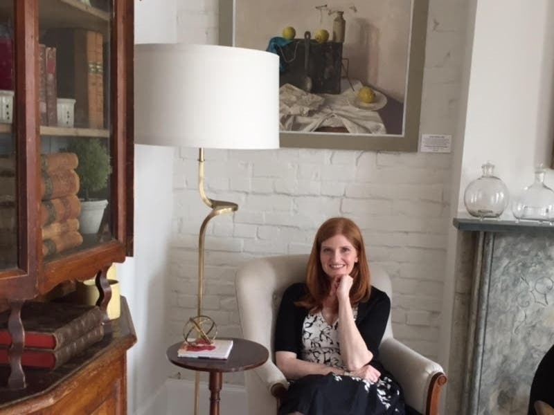 The shop features British antique furniture and decor, along with modern home accessories including barware, linens, ceramics and home fragrances from leading British brands.  