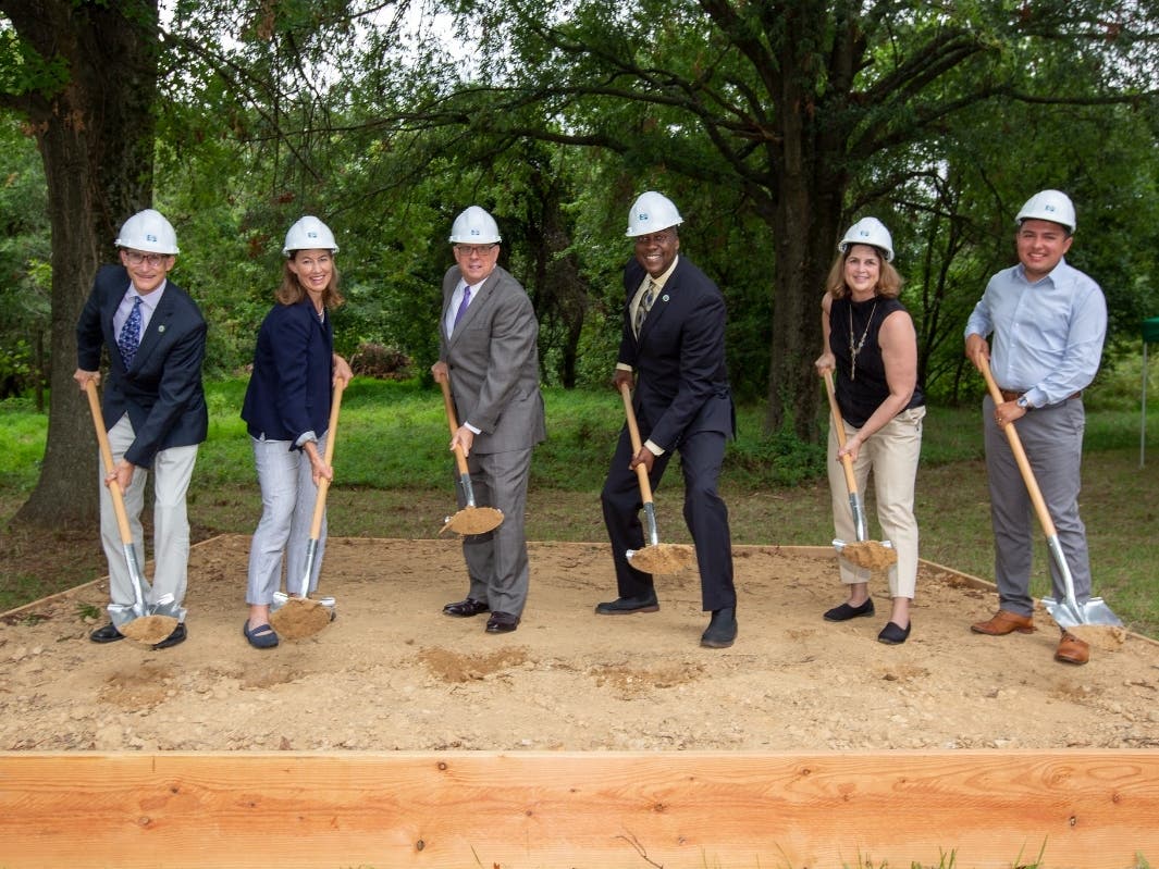 Construction of a flood mitigation pond is a partnership between Howard County and the state, which owns the land of the pond site. The pond will cost about $3.2 million to build and is expected to be completed within 18 months, weather permitting.