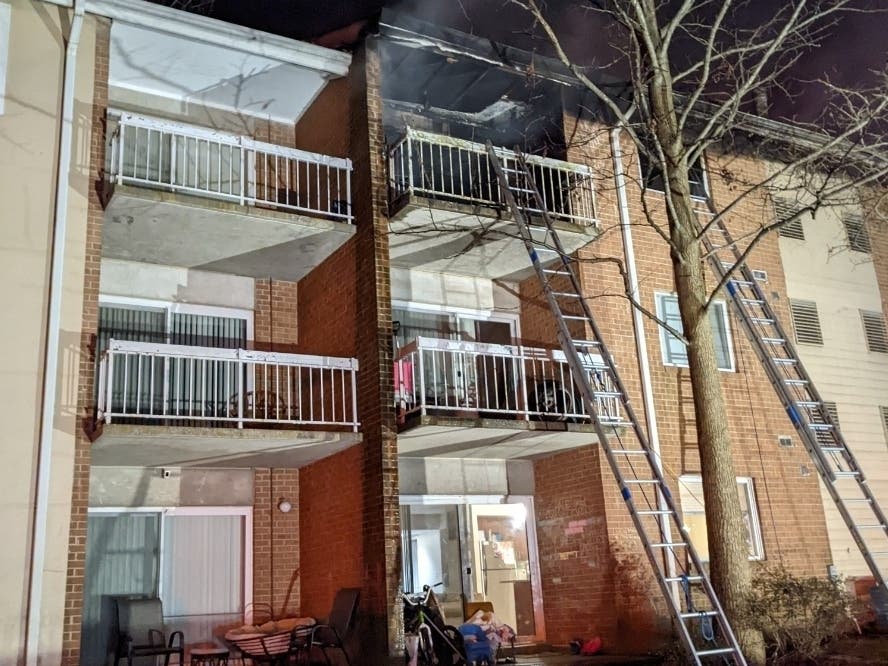 The American Red Cross has been brought in to assist the nearly two dozen displaced residents.