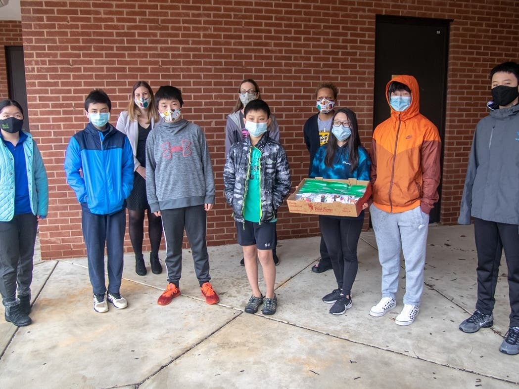 Arthur Wang, 17, and his sister, Amanda, prompted 42 other students from 12 Howard County Public School System buildings to help form the nonprofit Clarksville Youth Care Group​, which assembled COVID-19 teacher care kits.