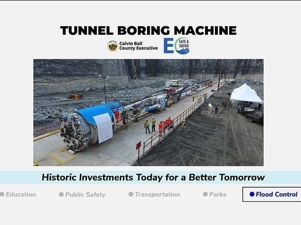 County public works officials said they expect to complete design of the tunnel this year with construction starting as soon as possible. 