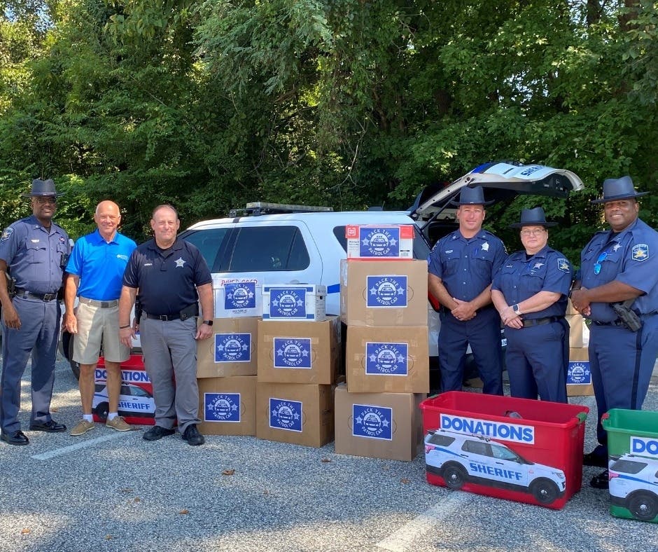 The school supply drive wrapped up last weekend.
