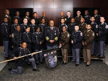 ​The recruits officially graduated Tuesday in a ceremony held at Riverdale Baptist Church in Upper Marlboro.