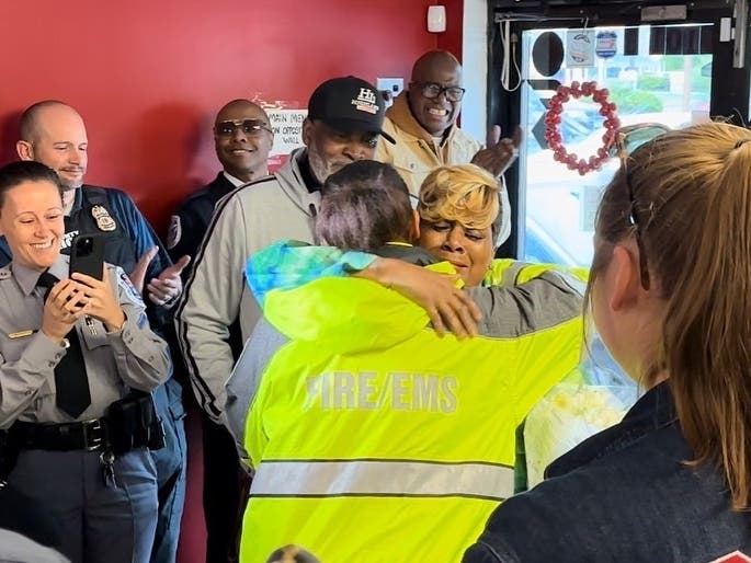 Shadone "Penny" Taylor is alive today after being rescued by Prince George's County emergency workers following a five-day wait in her vehicle after she crashed while driving in May 2020.