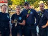 Howard County firefighters recently rescued an injured and scared 10-week-old kitten from behind the engine block of a car.