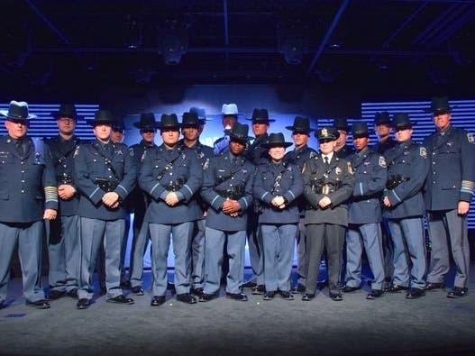 Seventeen men and women in Law Enforcement Class 38 have graduated from the Entrance Level Academy and will go on to work with the Harford County Sheriff's Office and Havre de Grace Police Department.