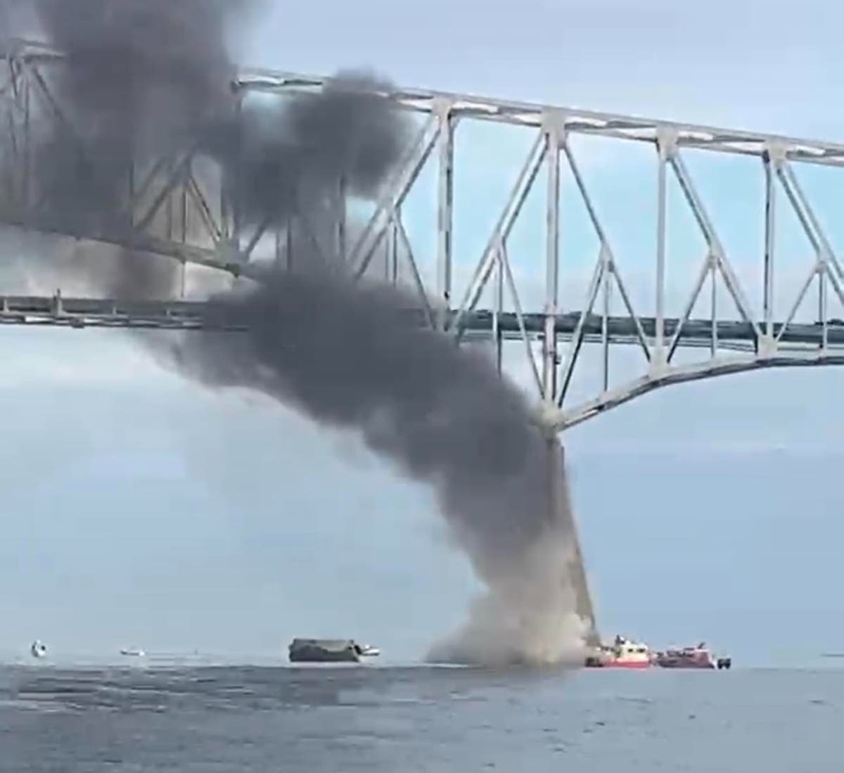 A boat caught fire recently while on the water and several fire departments teamed up to battle the blaze.