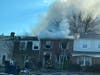 Around 2:20 p.m. Monday, Harford County Department of Emergency Services​ dispatchers alerted a first alarm for a house fire in the 600 block of Shore Drive on Rumsey Island in Joppatowne. A second alarm was sounded as the fire spread to two townhouses.