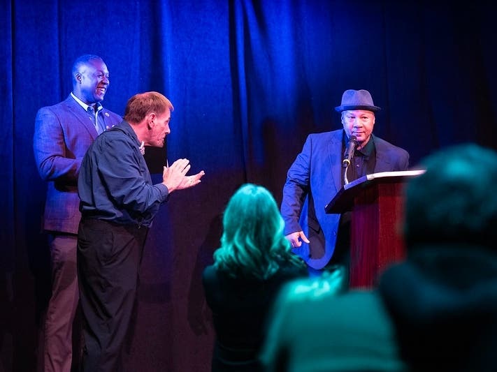 Born in Knoxville, Tennessee, and raised in Washington, D.C., Truth Thomas studied creative writing at Howard University and earned his master of fine arts in poetry from New England College. He has been named Howard County's inaugural poet laureate.