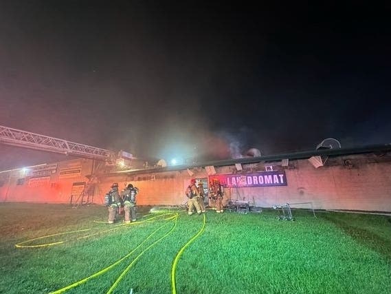 No one was in the building at the time of the fire, according to the fire department. No injuries were reported and the cause of the fire is being investigated by the Maryland Office of the Fire Marshal. 
