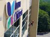 Firefighters dressed up as superheroes and scaled the walls of the hospital on rope systems while pediatric patients, families and hospital staff watched from inside. 