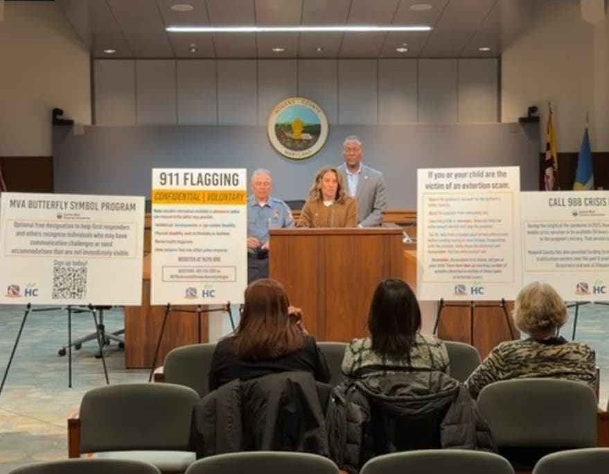 Howard County Police Chief Gregory Der spoke at a news conference Thursday about what transpired before Alex LaMorie, 25, who is autistic, called police for help. He was fatally shot by officers.