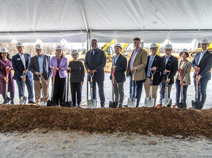 Officials gathered this week for a groundbreaking of Erickson Senior Living, which includes a five-acre intergenerational park open to both residents and the public, with a dog park, versatile ball courts, a terraced outdoor gather space and more.