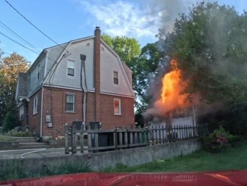 On Friday, crews headed to a home located in the 6000 block of Griffith Drive near Morningside shortly after 7 p.m. for a fire in a detached garage.