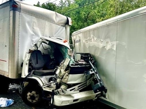 The Prince George's County Fire and EMS said on social media that crews were called to the 10900 block of Rhode Island Avenue in Beltsville shortly before 9:15 a.m. for a report of a crash with entrapment.