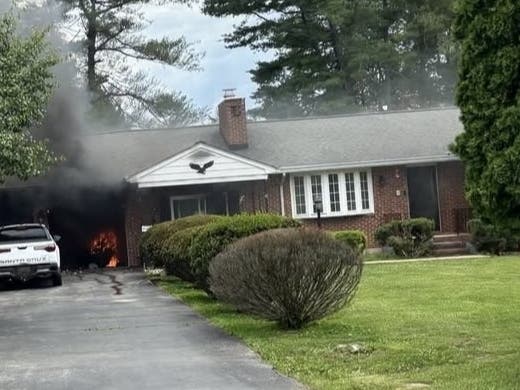 Shortly before 2 p.m. Monday, Howard County firefighters and paramedics were called to the 1100 block of Taylor Park Road in West Friendship for a report of a house fire.