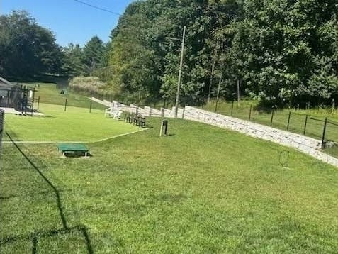 The Ma and Pa Dog Park is a fully fenced, off-leash dog park located at Heavenly Waters Park at 703 North Tollgate Road. It's just beyond the end of the Bel Air Trail, which is part of the Ma and Pa Heritage Trail. It will be closed for 2 weeks.