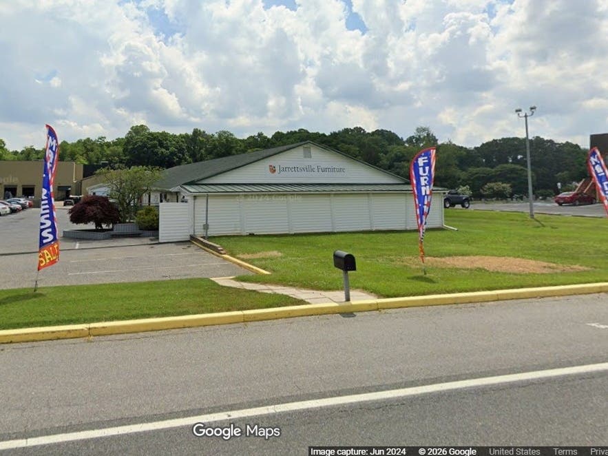 Multiple fire companies sent crews to fight the blaze that broke out Sunday night at Jarrettsville Furniture's warehouse, located at 3743 Federal Hill Road in Jarrettsville. No injuries were reported by the fire companies. A stretch of MD 165 was closed.