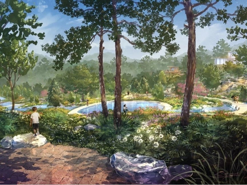 A $500,000 public art commission has been set aside for the signature piece of art to be installed at Howard County's first destination public garden.