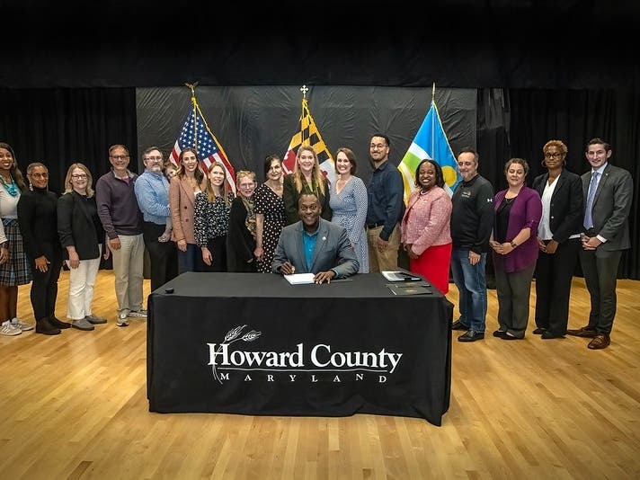 Howard County Executive Calvin Ball signed Council Bill 52-2026 and Council Bill 53-2026 on Oct. 15 after both measures passed the Howard County Council earlier this month.