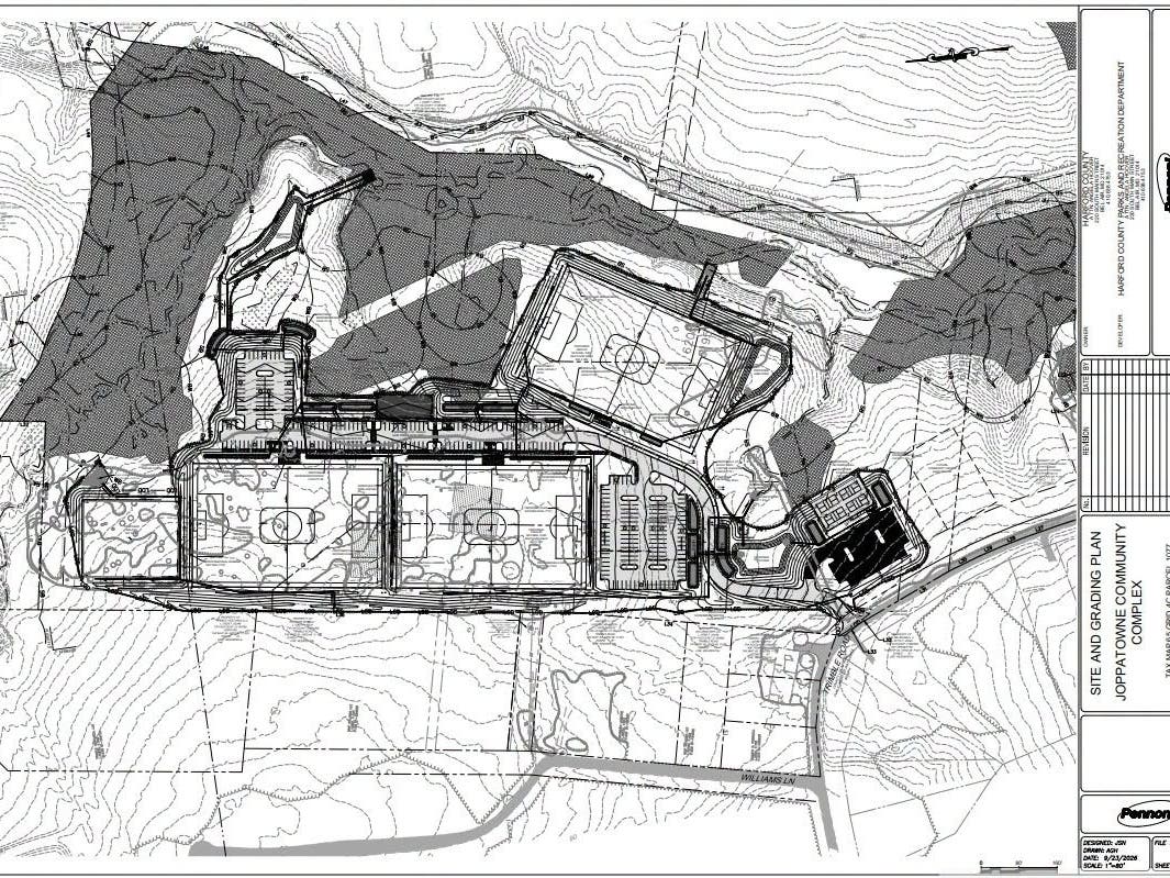 In January 2024, the Harford County government bought 129 acres of open space in Joppatowne on the eastern side of Trimble Road in Foster Branch Park, the county’s newest public park.