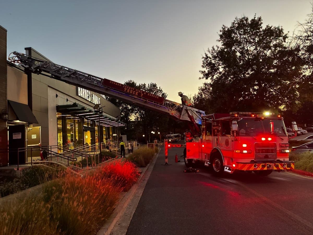 Crews found a fire in the kitchen of a restaurant located instead the mall. The fire extended through the hood system and to the roof of the mall, according to the Howard County Department of Fire and Rescue Services.