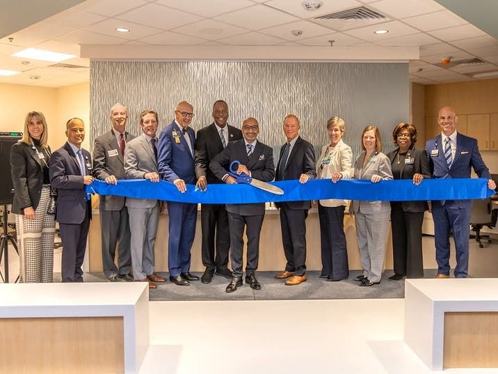 Officials gathered this week to cut the ribbon for the new observation unit, which can be found on the hospital pavilion's first floor. It's designed to expedite patient care and help patients move from the emergency room to other hospital units faster.