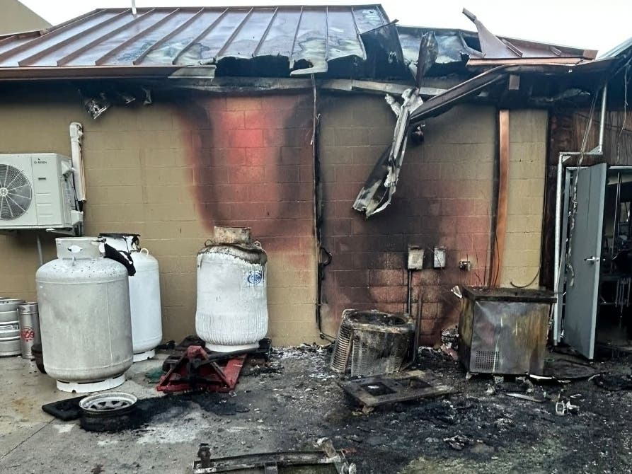 The Fallston Volunteer Fire and Ambulance Company stated that a propane tank fire outside Natalie's Seafood Kitchen spread to the building. The fire ignited around 5:44 a.m. Friday at the eatery, which is located at 2315 Bel Air Road.