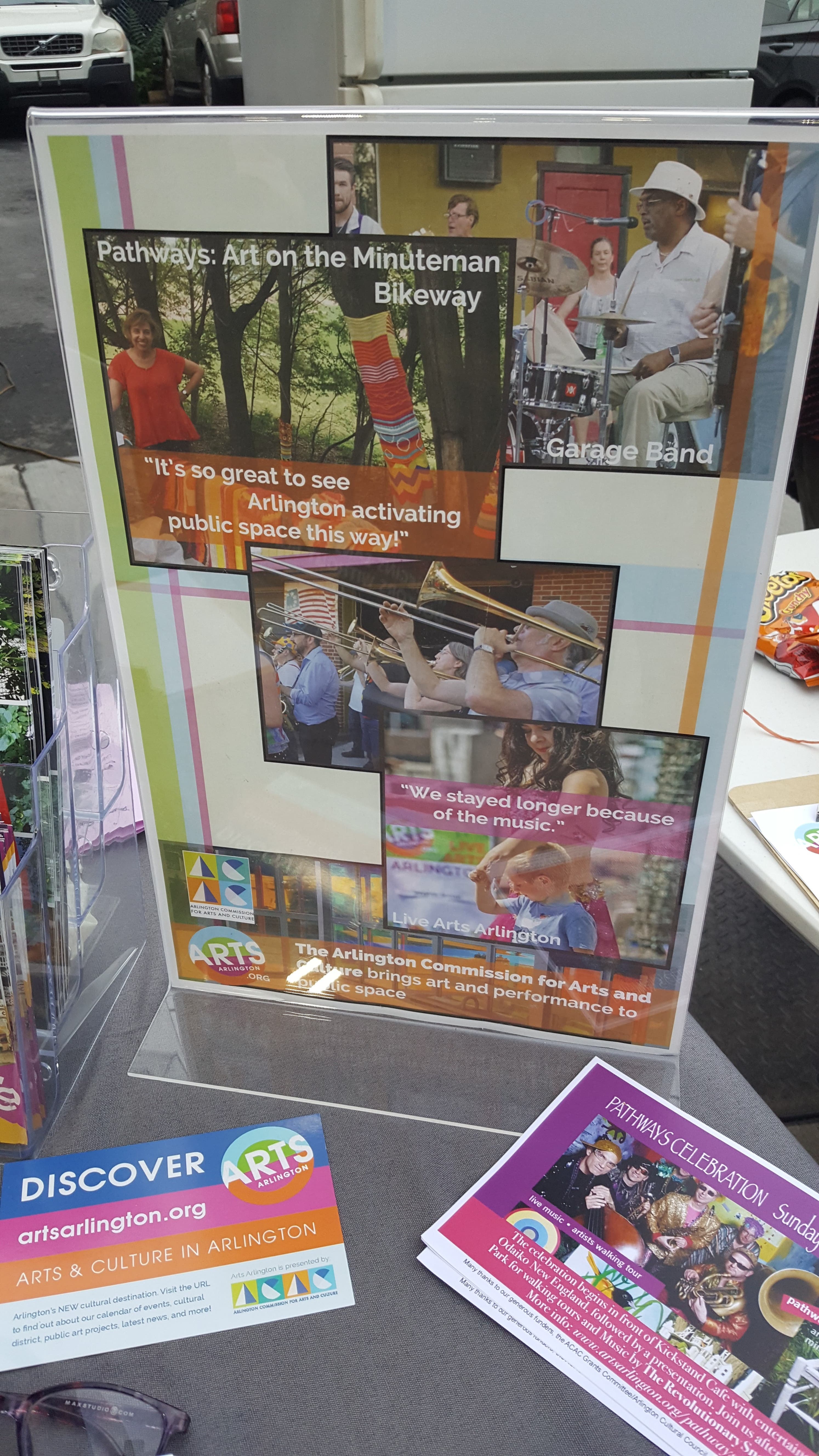 Pathways poster by the Arlington Commission for Arts & Culture