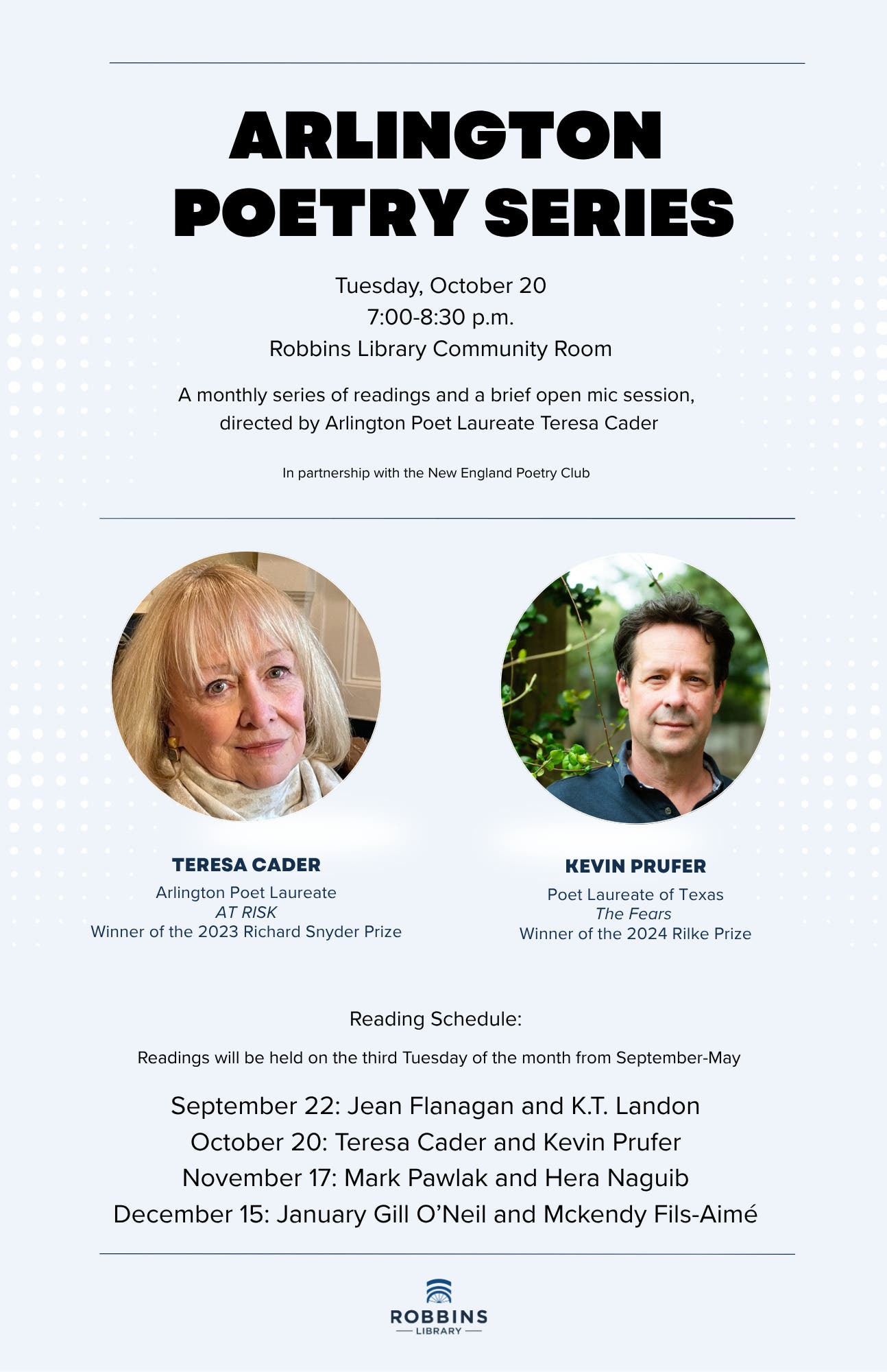 An Evening of Poetry Featuring Poet Laureates 