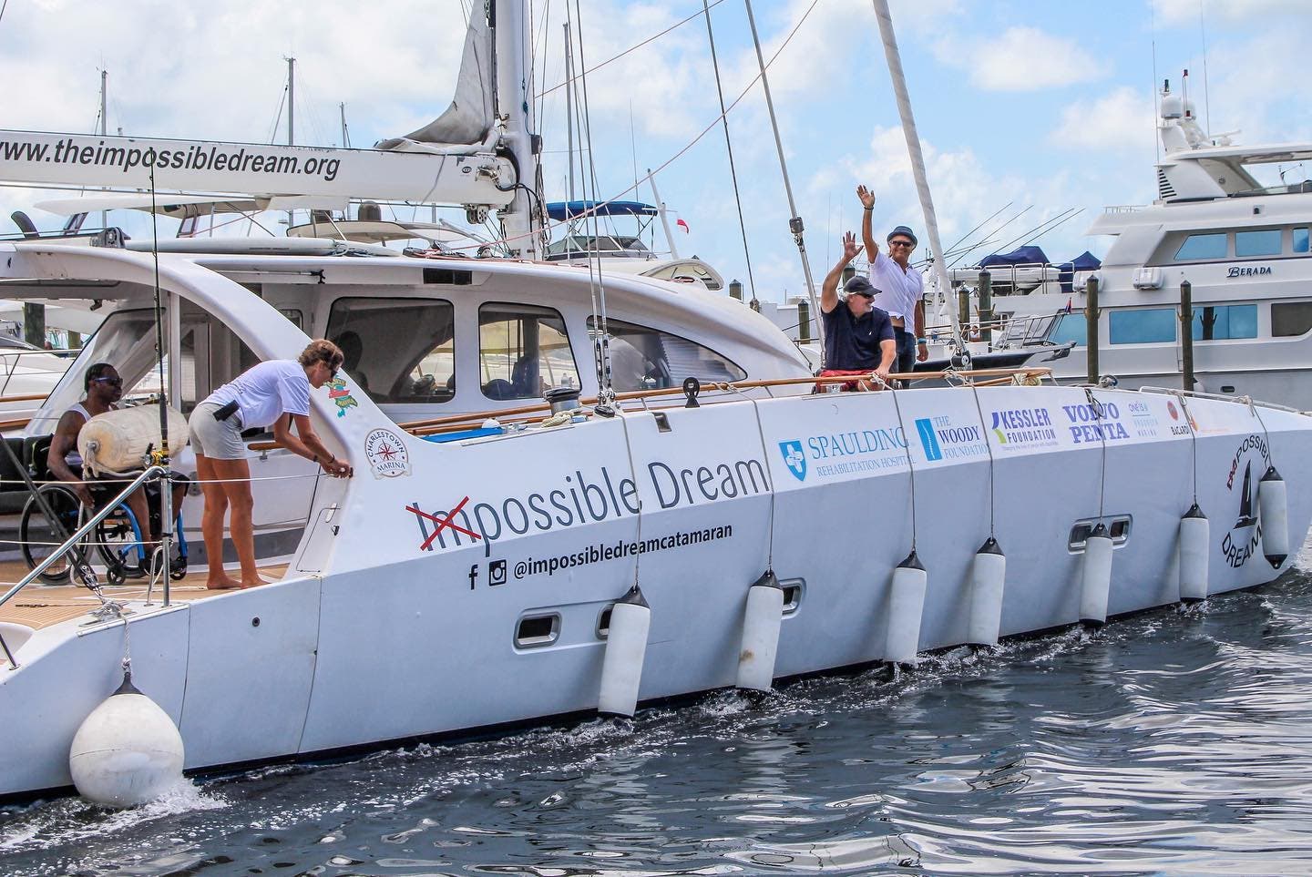 Impossible Dream visits ONE15 Brooklyn Marina.