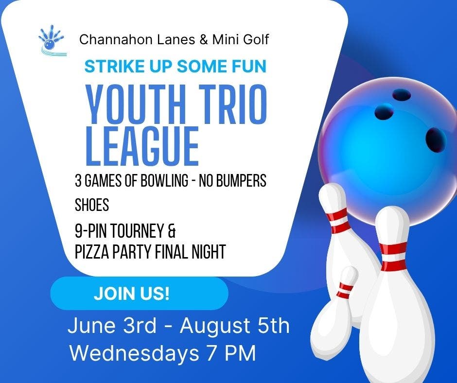 Summer Youth Trio League at Channahon Lanes & Mini Golf