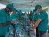 Volunteers prepare boxes of Truth About Drugs booklets for distribution through Los Angeles
