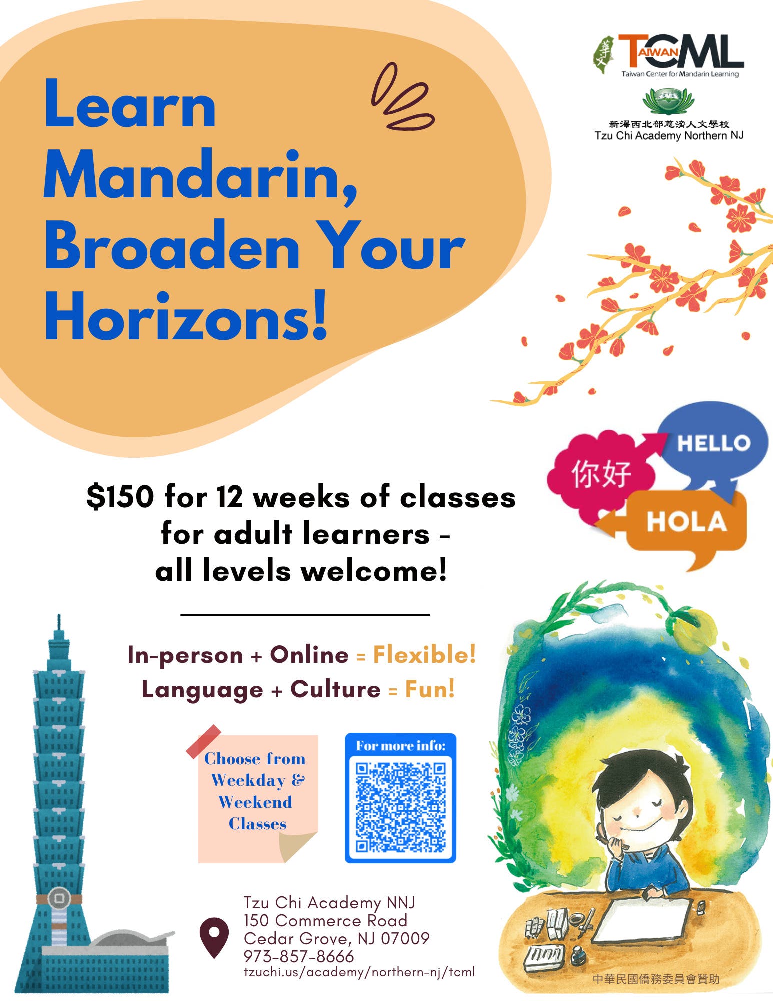 Mandarin Course Flyer Learn Mandarin Chinese Broaden Your Horizons! - Montclair, NJ Patch