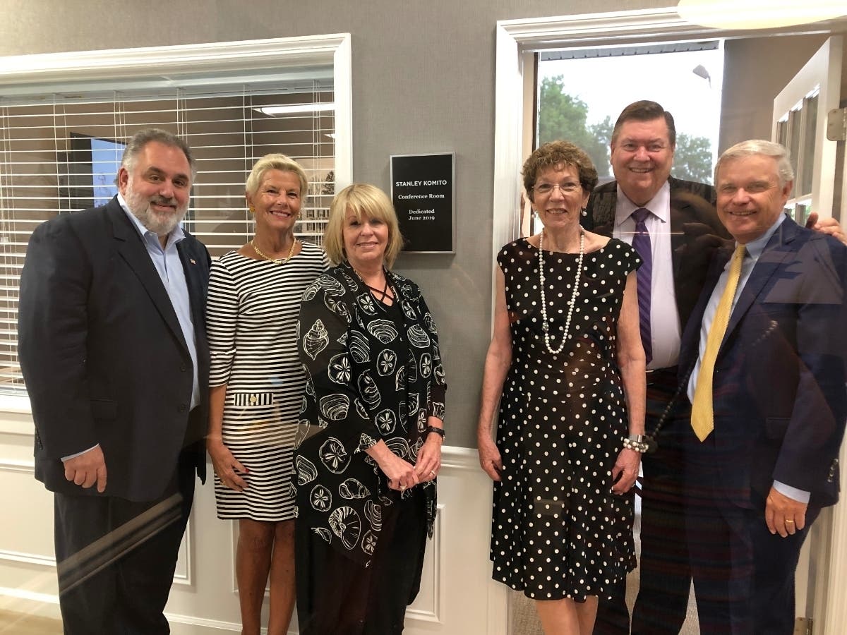 (l to r) Dan Mancuso, Maureen Passerini, Bonnie Komito, Alice Schoemann, Hal Maxwell and Bruce Zipf